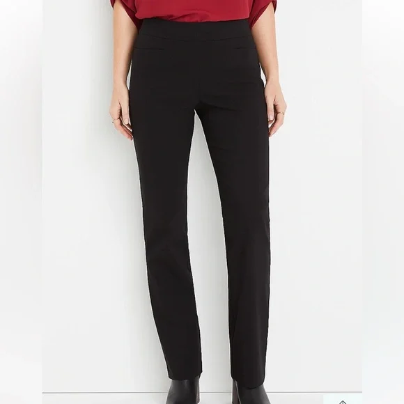 Maurices Pants Jumpsuits Maurices Black Bengaline Mid Rise